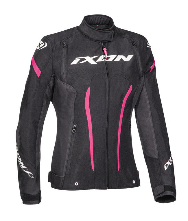 Ixon Giacche E Giubbotti Da Moto Nero/fucsia Donna